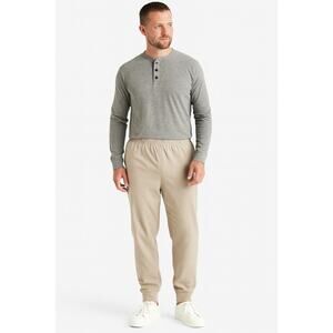 DSG Men's Fleece Joggers - Size 2XL - Tan/Khaki - New with Tags